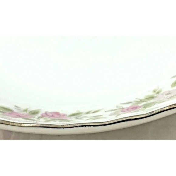 Pair Danisco Japan Teahouse Rose Berry Bowls 5.5" Floral Design - Picture 5 of 9